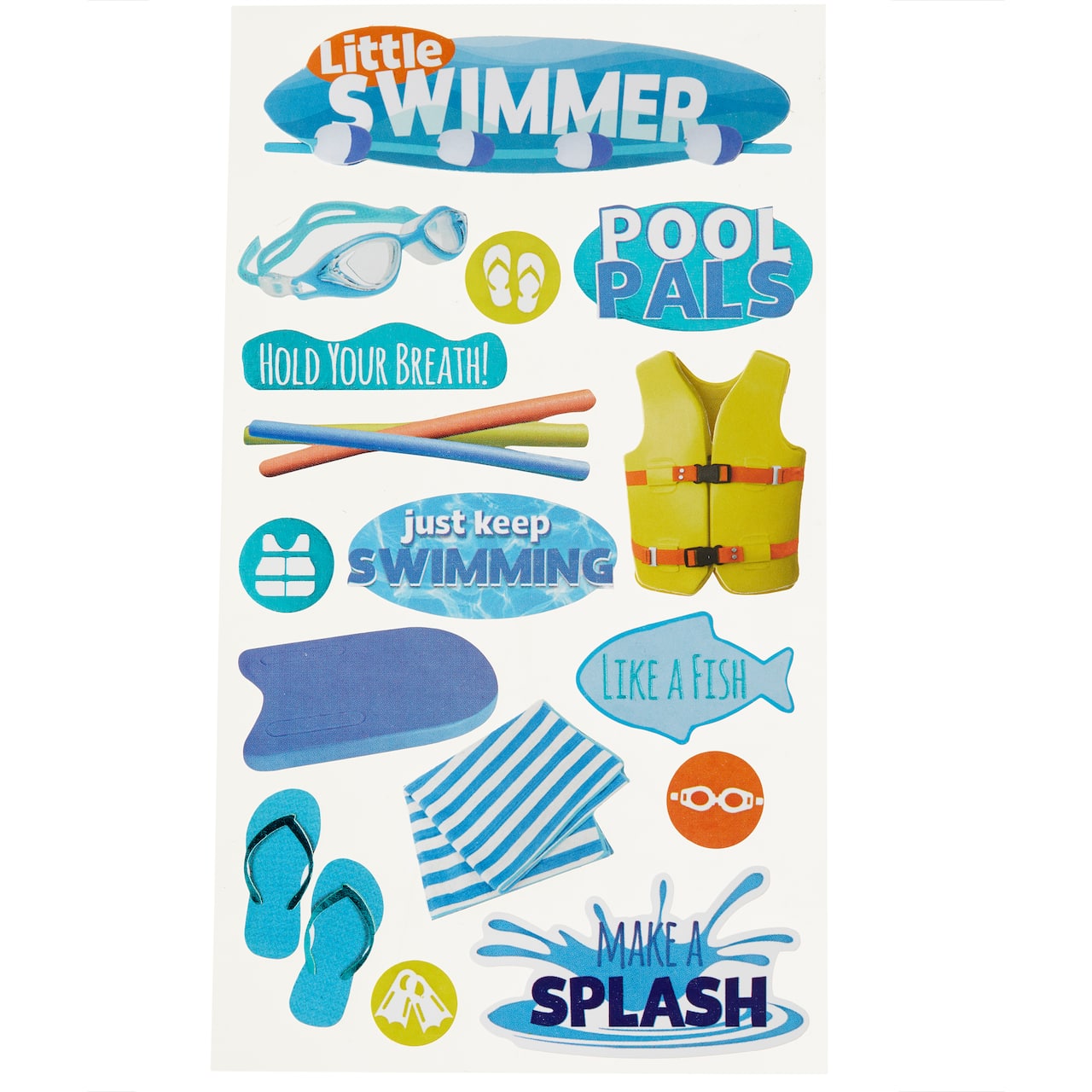 Beginner Swimming Dimensional Stickers by Recollections™